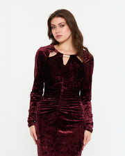 Velvet classy dress