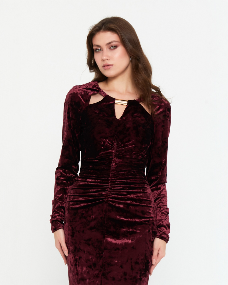 Velvet classy dress