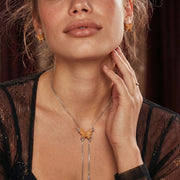 Amber Wings Butterfly Necklace