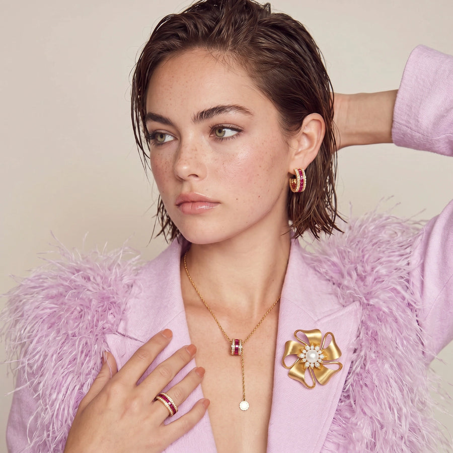 Gold Bloom Brooch