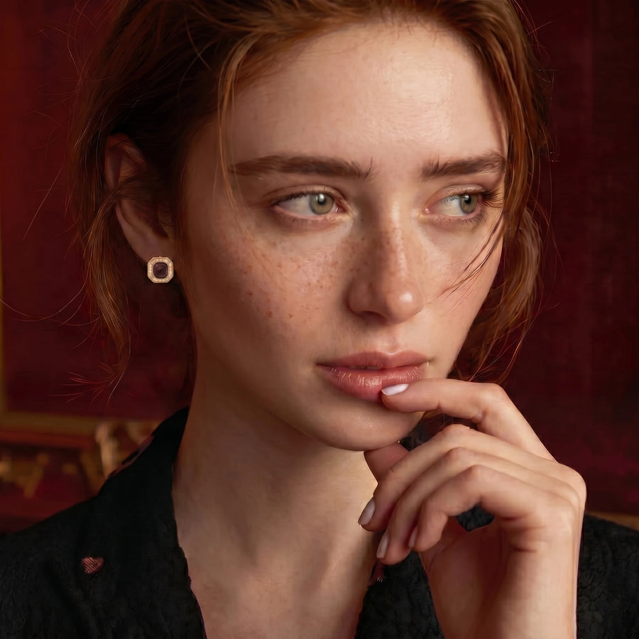 Empress Octagon Studs