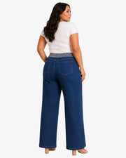 Pull on Wide-Leg Jeans