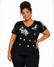 Bloom Embroidered Top
