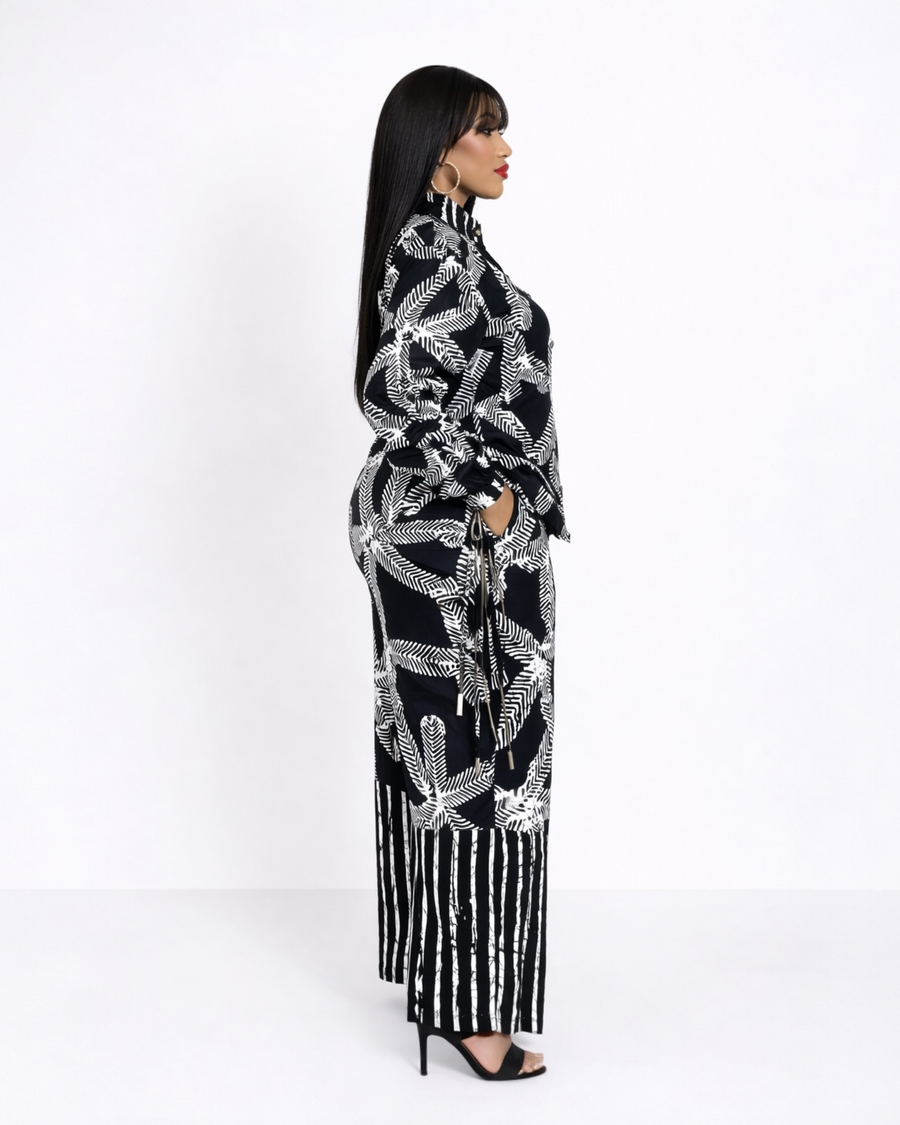 Monochrome African Print Set