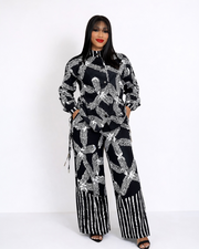 Monochrome African Print Set