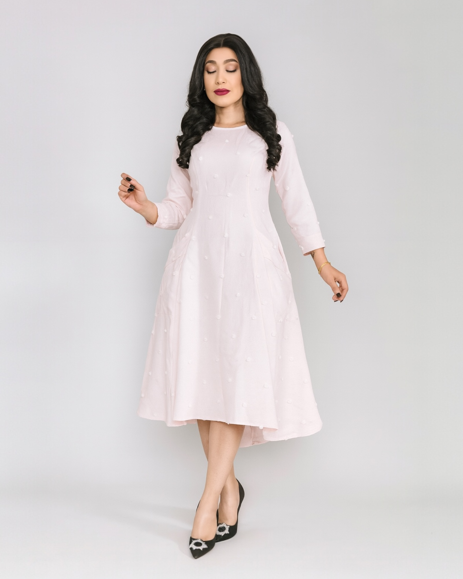 Poka pink dress
