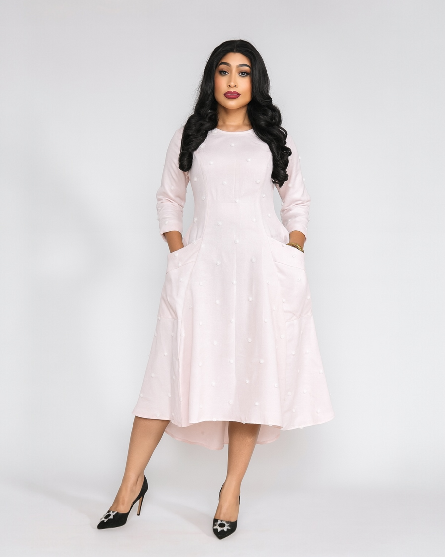 Poka pink dress