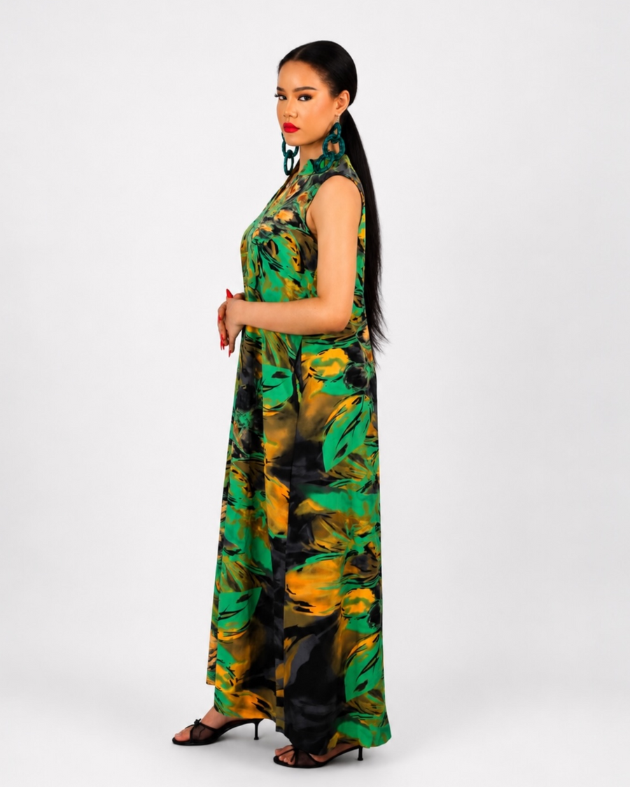 Flowered summer dress