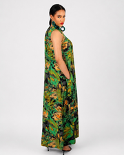 Flowered summer dress