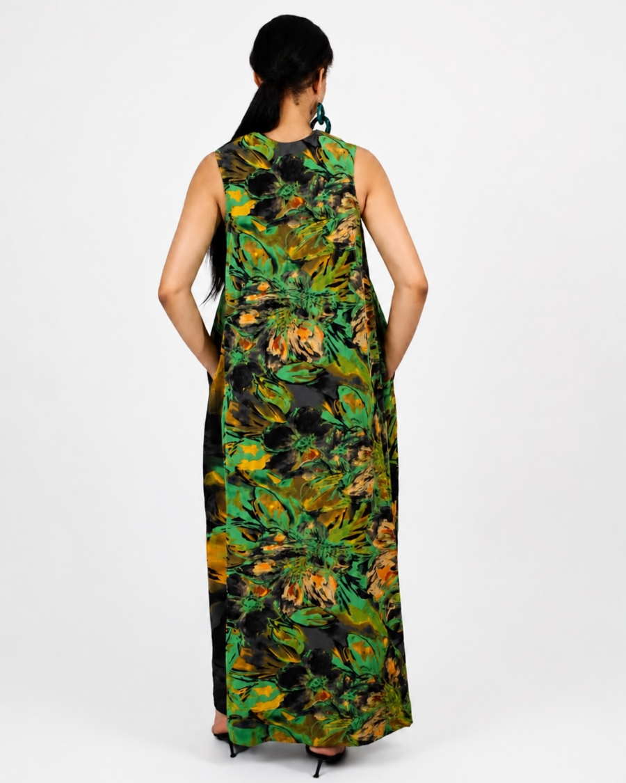 Flowered summer dress