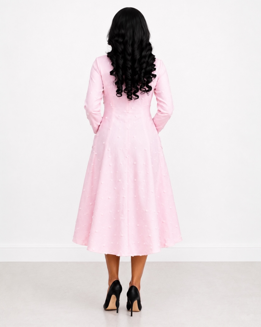 Poka pink dress