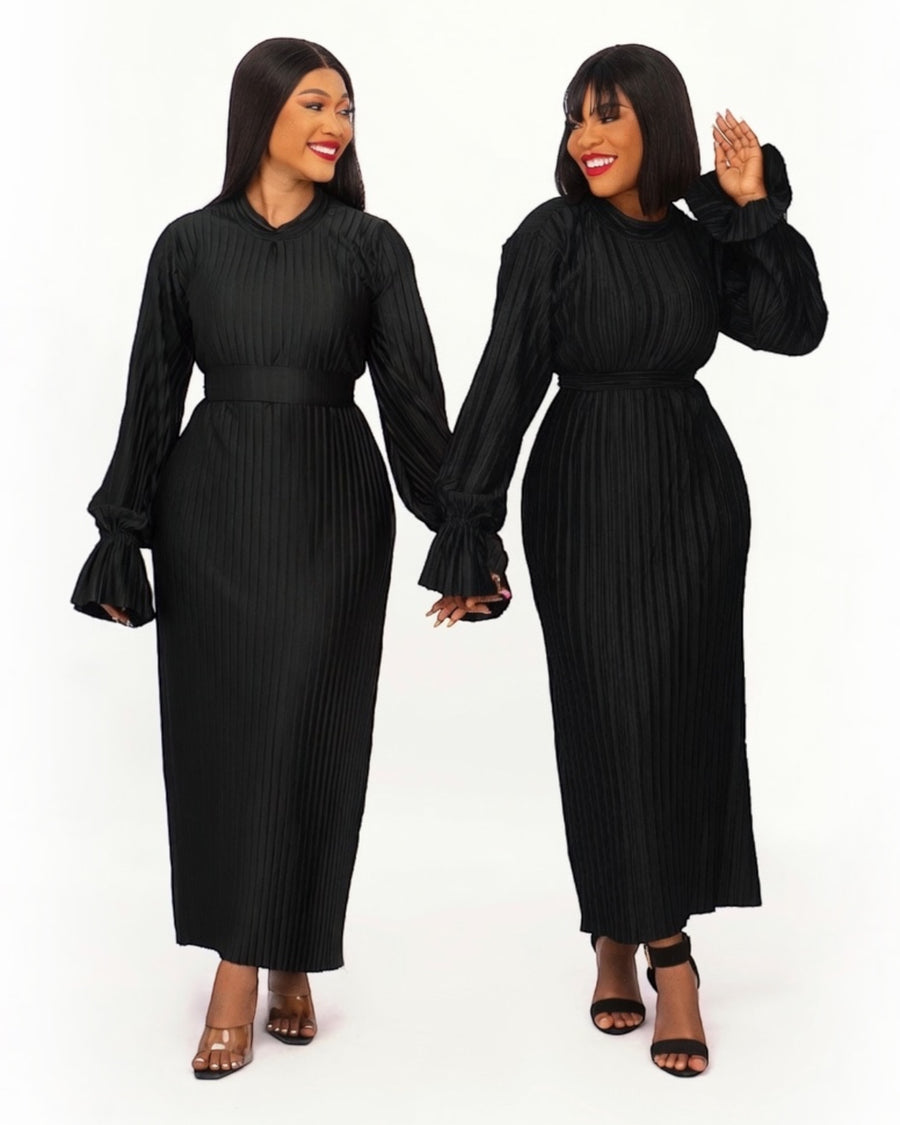 Robe plissée Céline