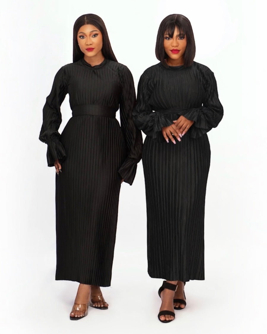 Robe plissée Céline