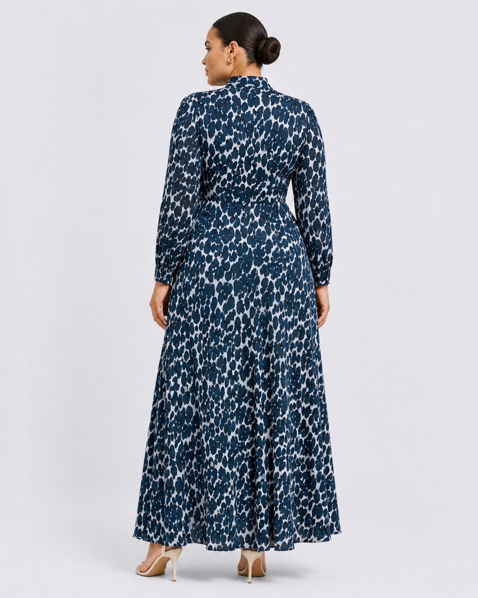 Modest chiffon dress