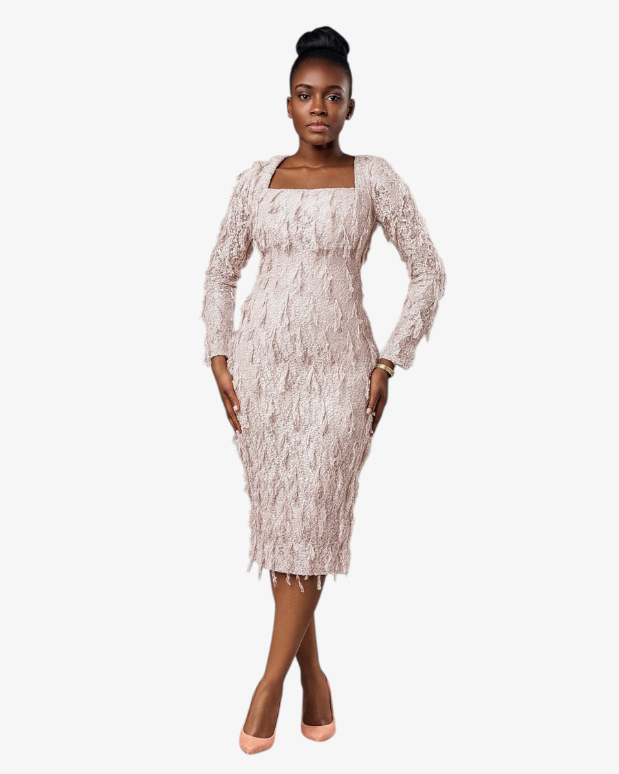 Chantilly fringe dress