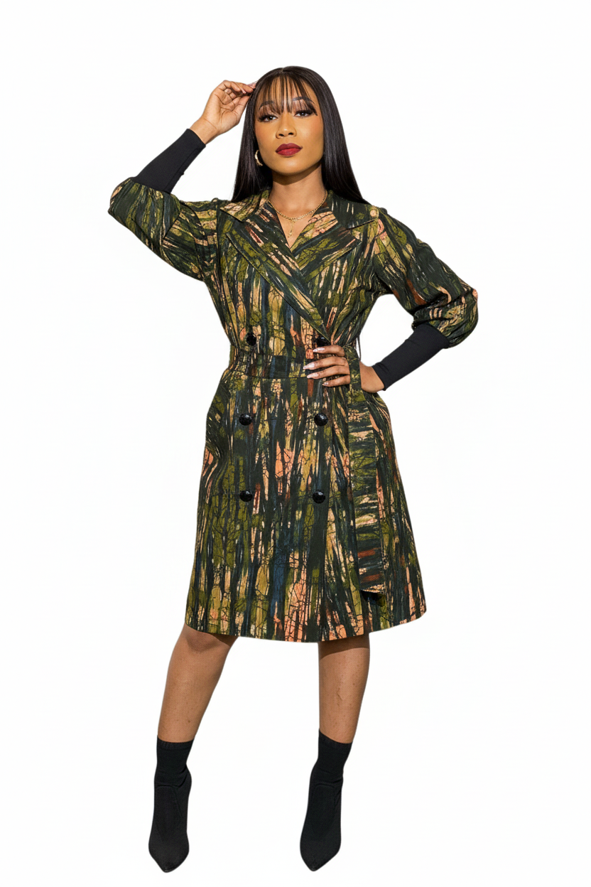 Forest print jacket