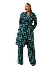 Camila African Print Suit