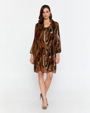 Mini chiffon dress
