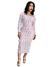 Chantilly fringe dress
