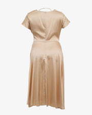 Light satin dress