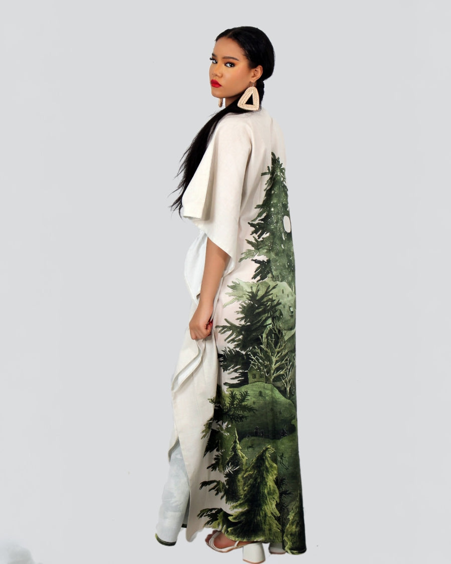 Olive tree caftan