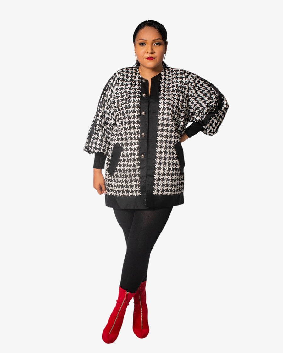 Houndstooth jacket